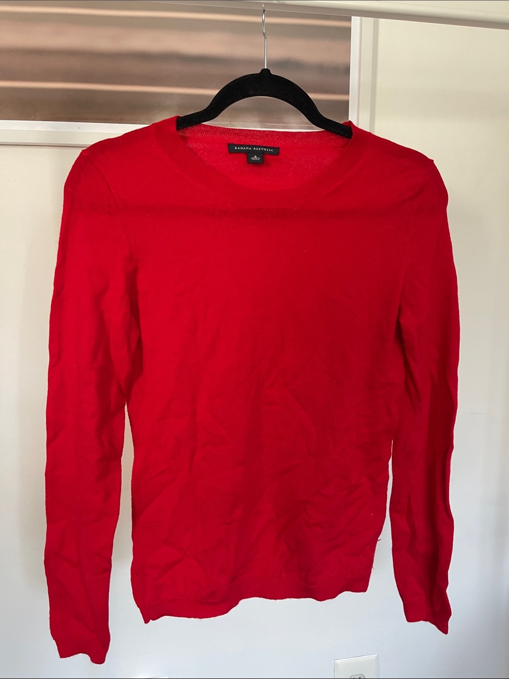 Banana Republic Red Crewneck Sweater